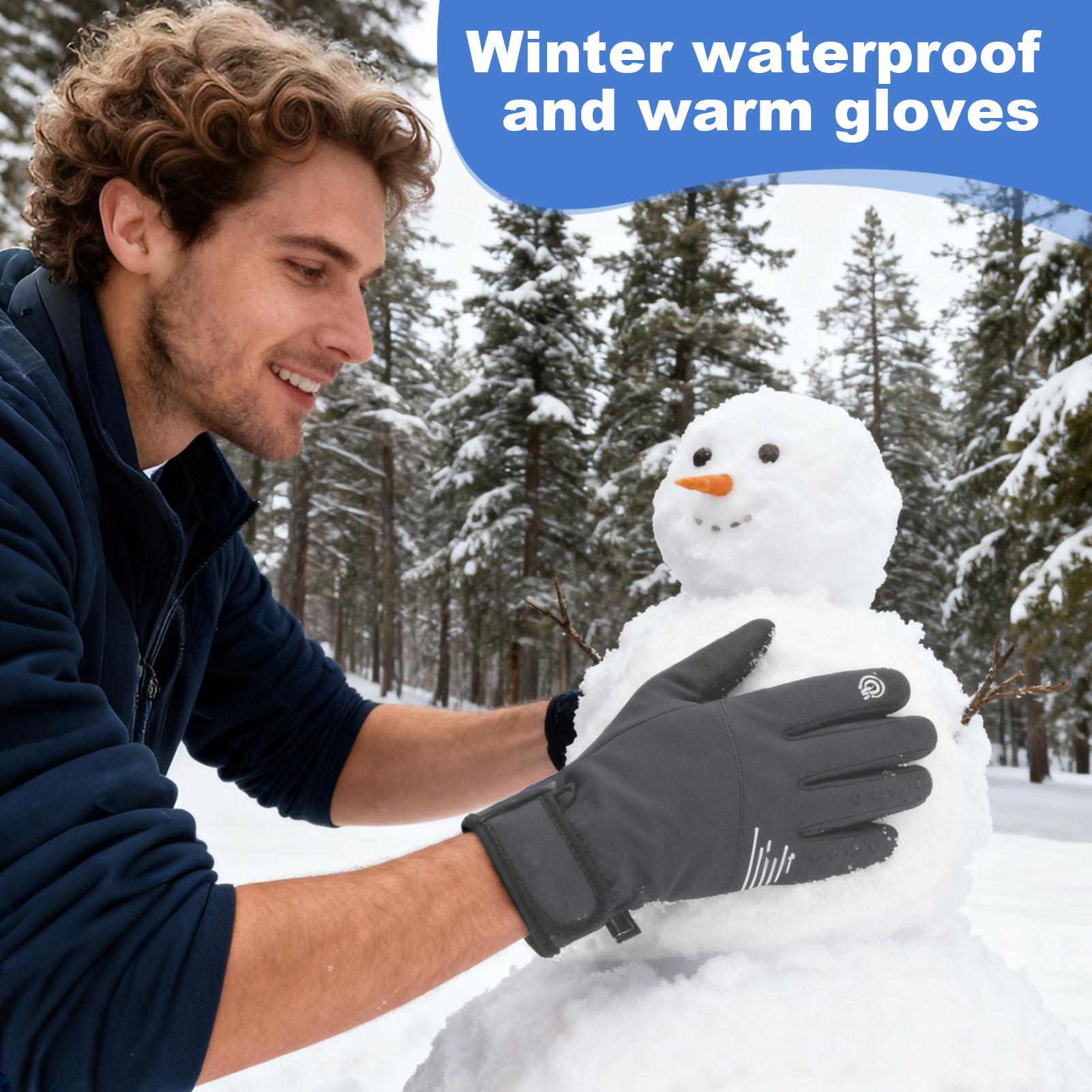 Cycling Gear For Cold Weather - Warme handschoenen Winddicht touchscreen Koud weer