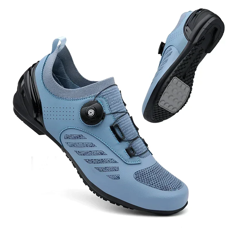 Road Bike Cleats - ACKOOR Lock-Free fietsschoenen Platte pedaalschoenen Heren