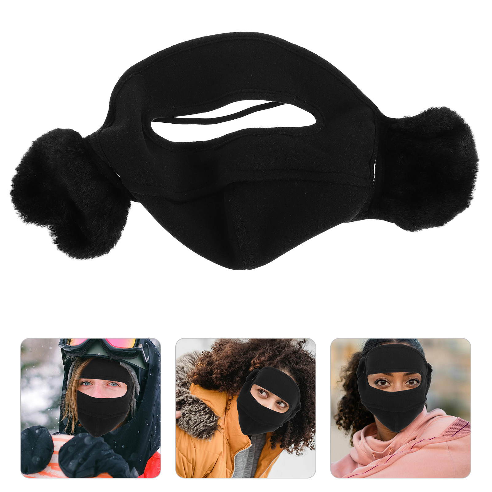 Cycling Gear For Cold Weather - Kleding voor koud weer, wintermasker, oorwarmers,