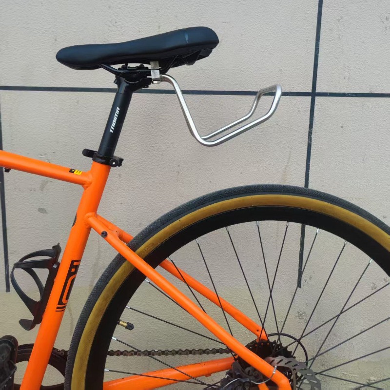 Bike Cargo Rack - Roestvrijstalen fietsachterdrager Stevige lichtgewicht mountainbike Geïntegreerde
