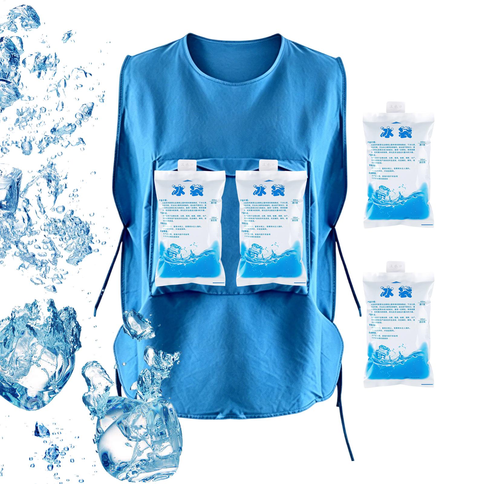 Cycling Gear For Cold Weather - 4 Gel Ice Packs Koelvest Herbruikbaar