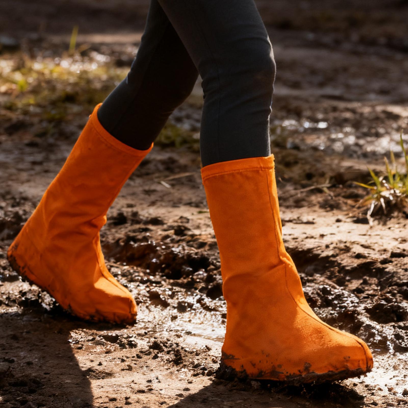 Cycling High Gear - 1Pairs Zand Boot Covers Elastische Schoenen
