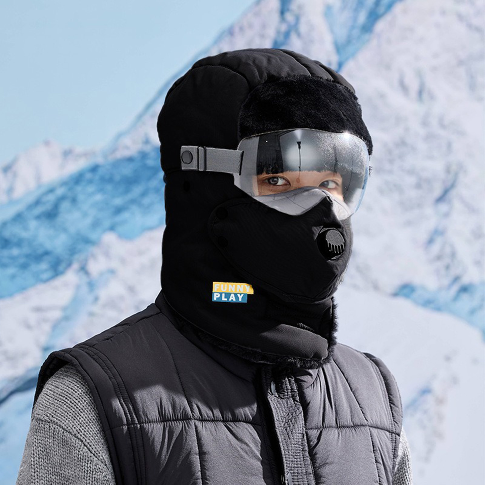 Cycling Gear For Cold Weather - Thermische wintermuts Met fleece gevoerde, verdikte
