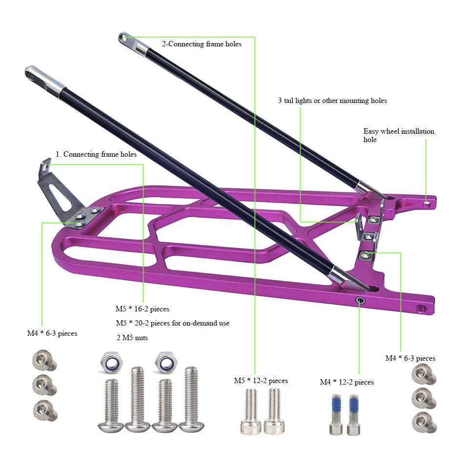 Voor Brompton vouwfiets alumin - Bike Cargo Rack recensie en prijs