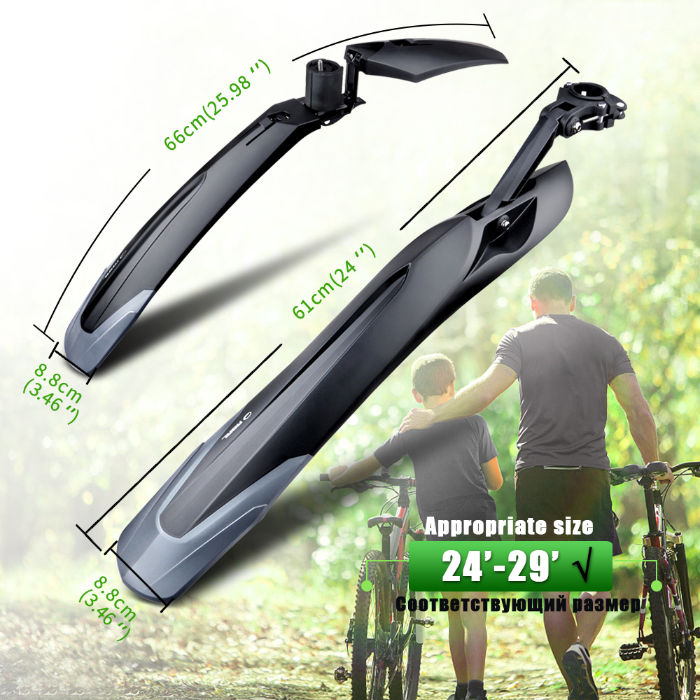 RBRL MTB Fiets Spatbord Snelko - Bike Fender Set recensie en prijs