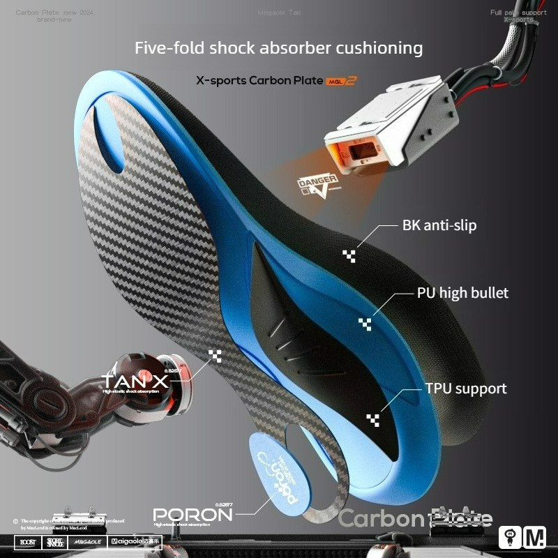 Volledige voet carbon fiber sp - Cycling Shoe Insoles recensie en prijs