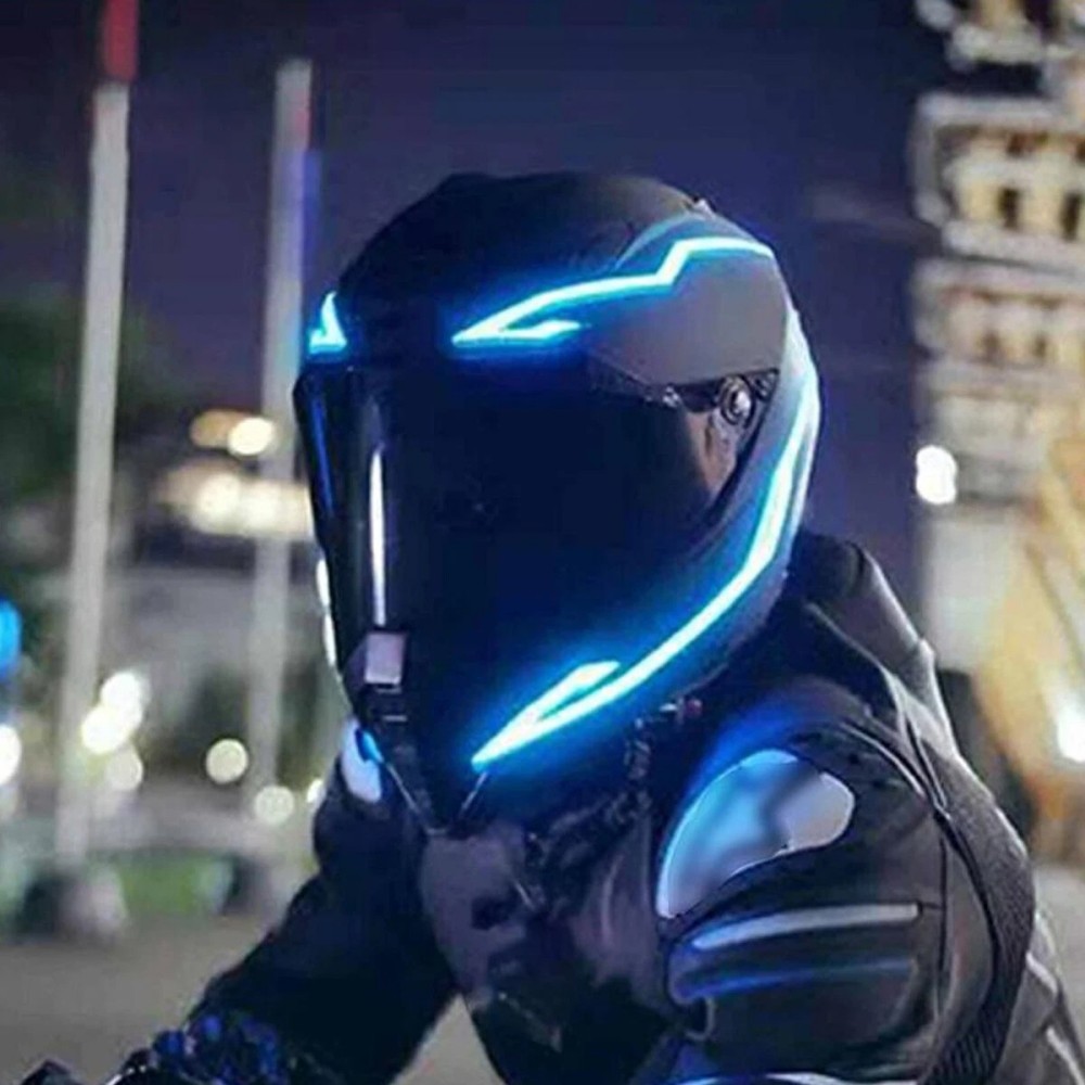 Waterdichte motorhelm LED EL-l - Cycling Gear And Accessories recensie en prijs