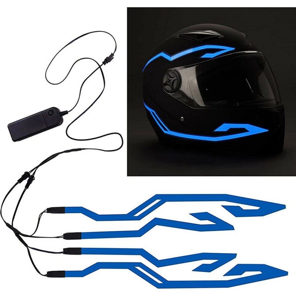 Waterdichte motorhelm LED EL-l - Cycling Gear And Accessories recensie en prijs