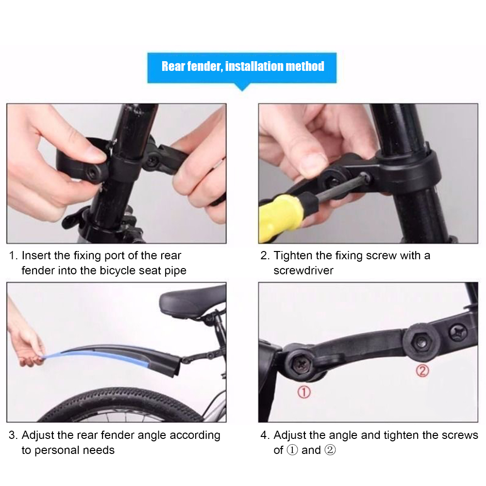 2 Stuks Mountainbike Spatbord  - Bike Fender Set recensie en prijs
