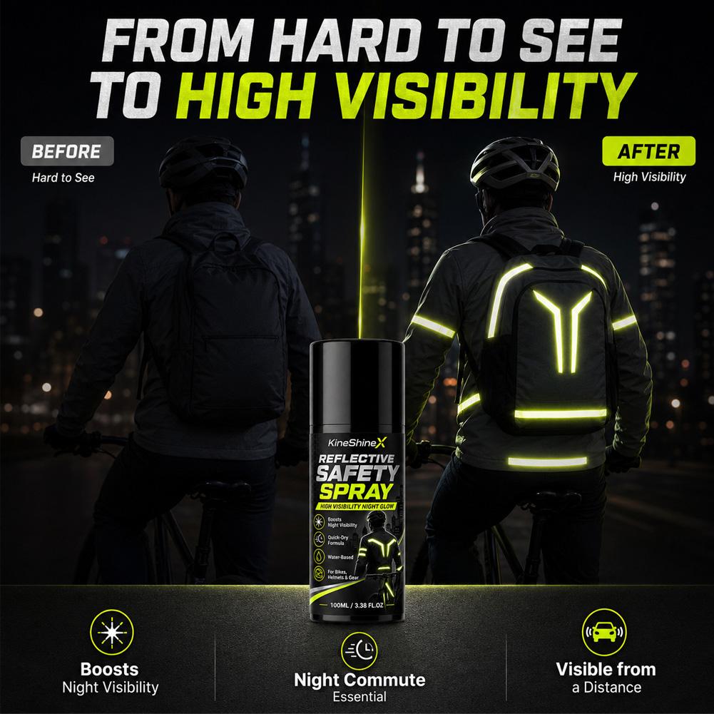 Reflecterende veiligheidsspray - Cycling High Gear recensie en prijs