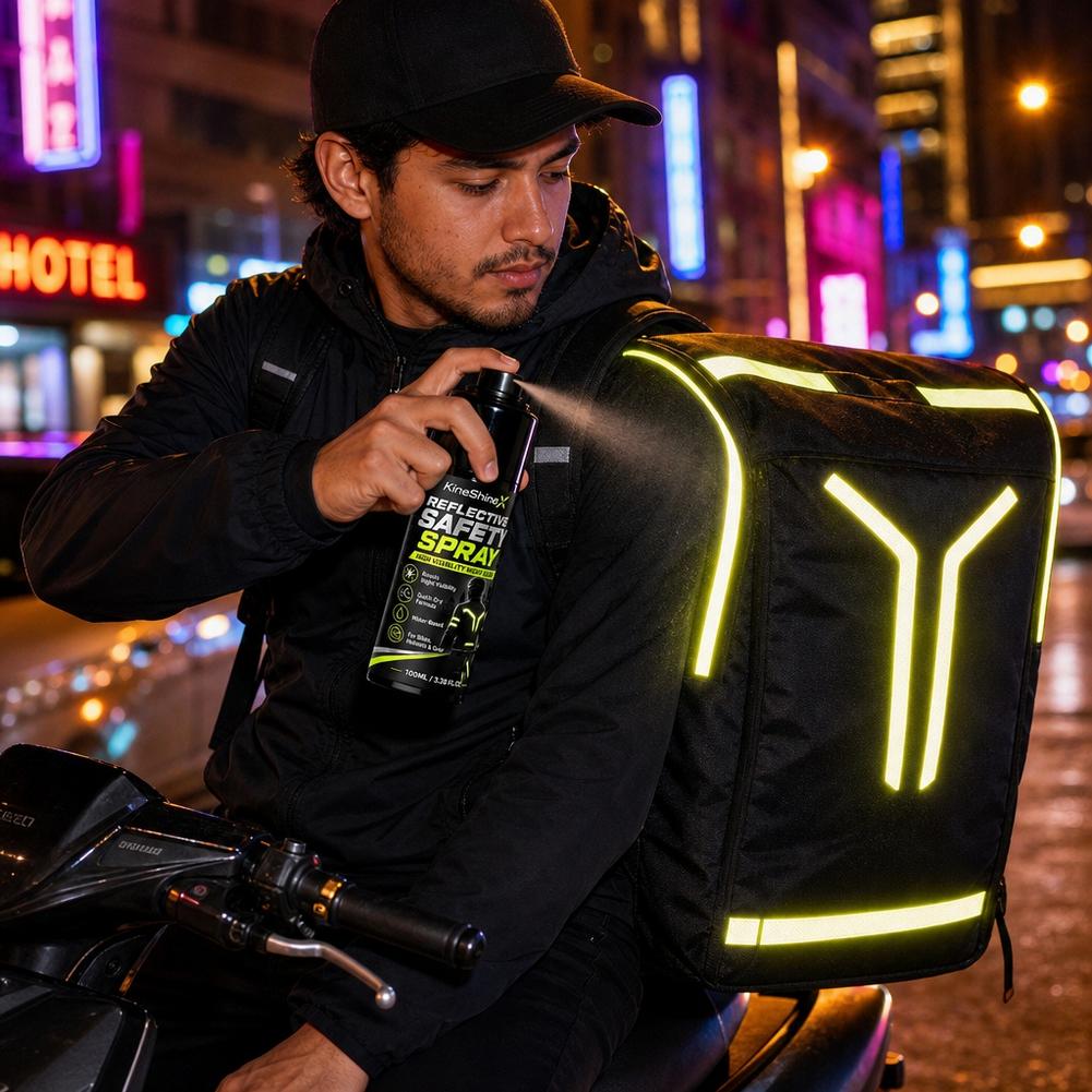 Reflecterende veiligheidsspray - Cycling High Gear recensie en prijs