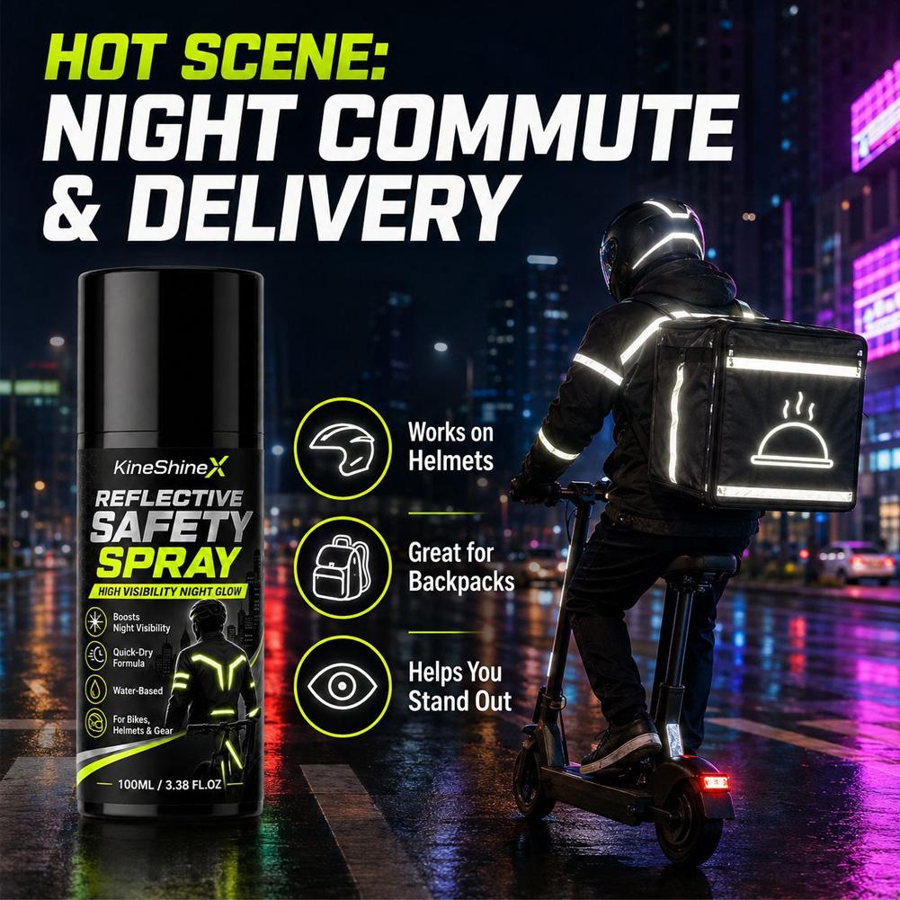 Reflecterende veiligheidsspray - Cycling High Gear recensie en prijs